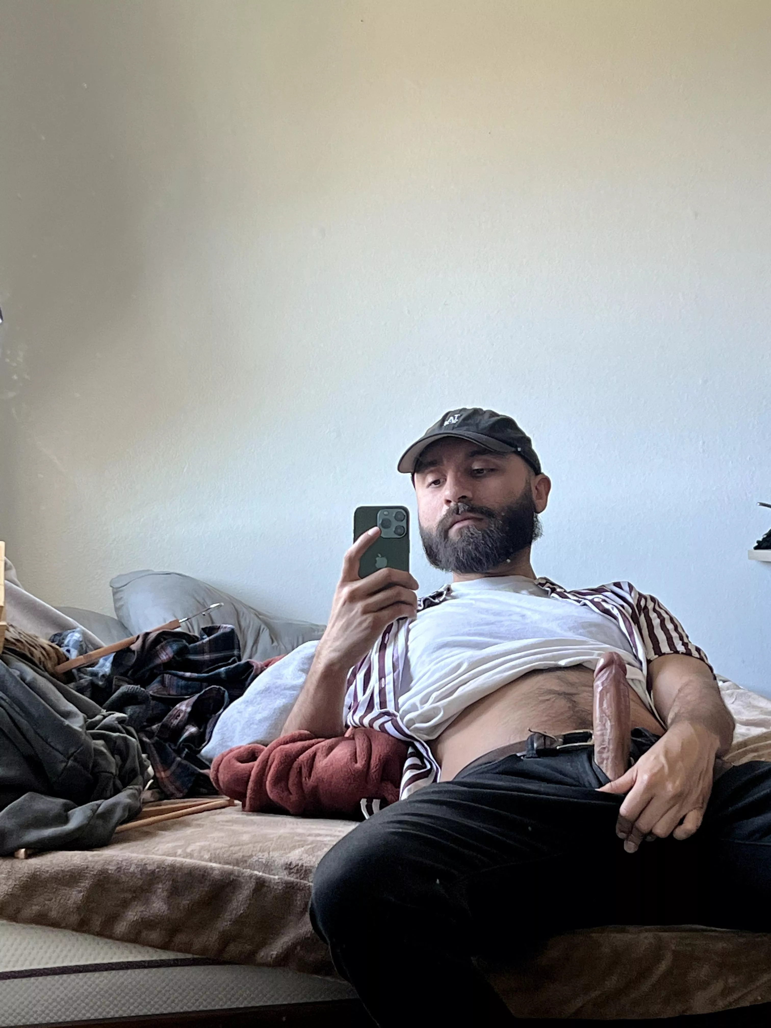 Does my dick look good here?