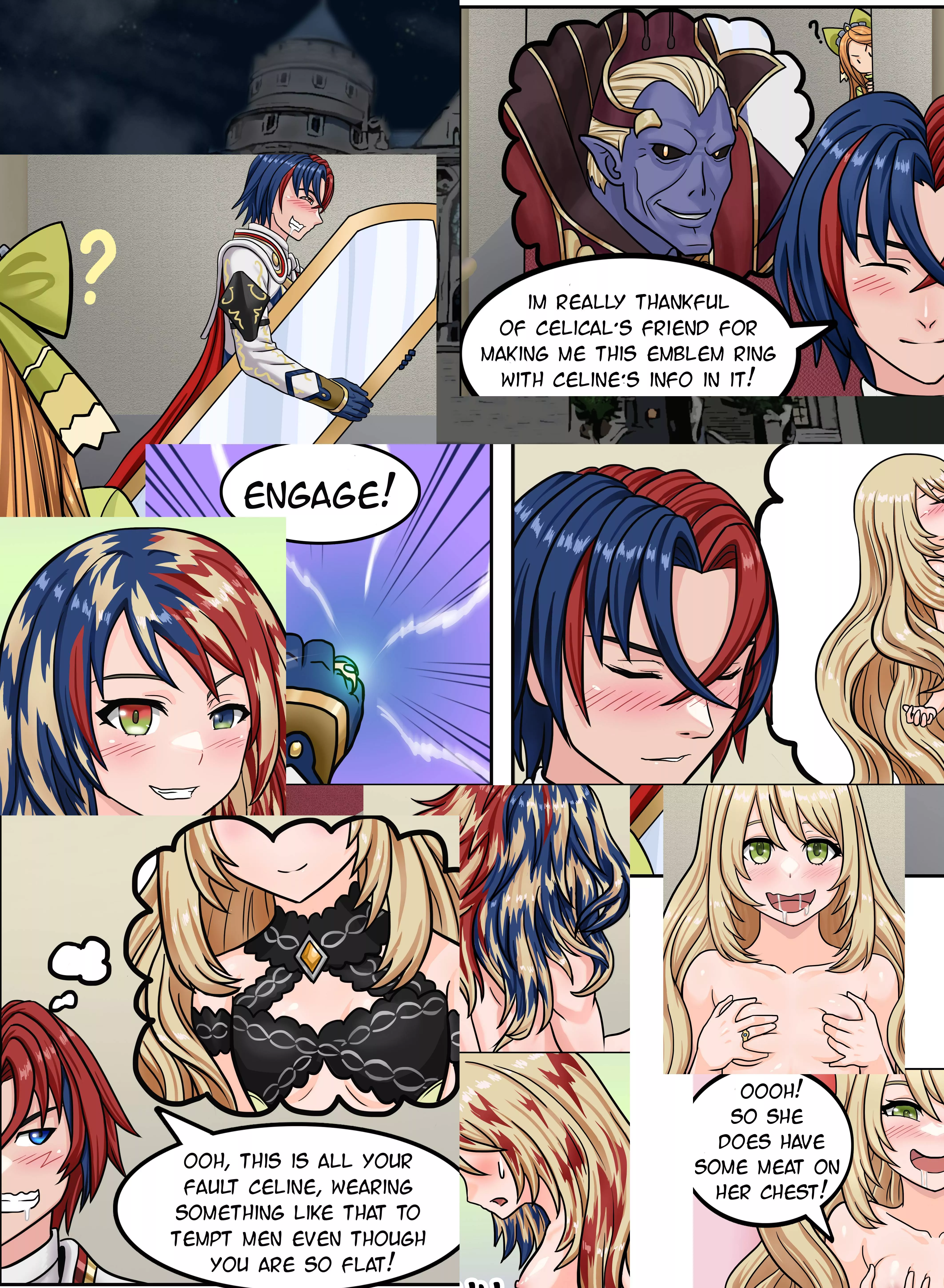 Fire Emblem Engage - Alear into Celine TG Transformation