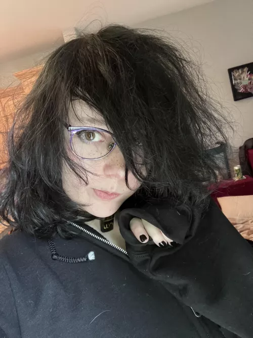 Hoping that if I walk around with my hair like this a crow will think it’s a nest and come home with me