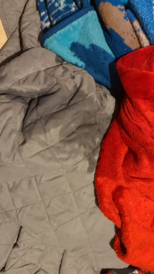 I made a mess this morning 🫣😋💦