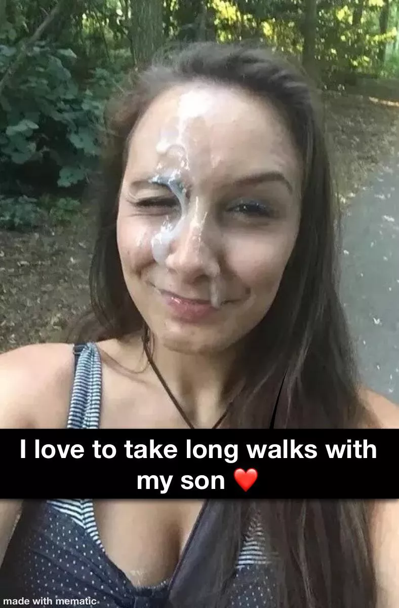 Long walks with her son