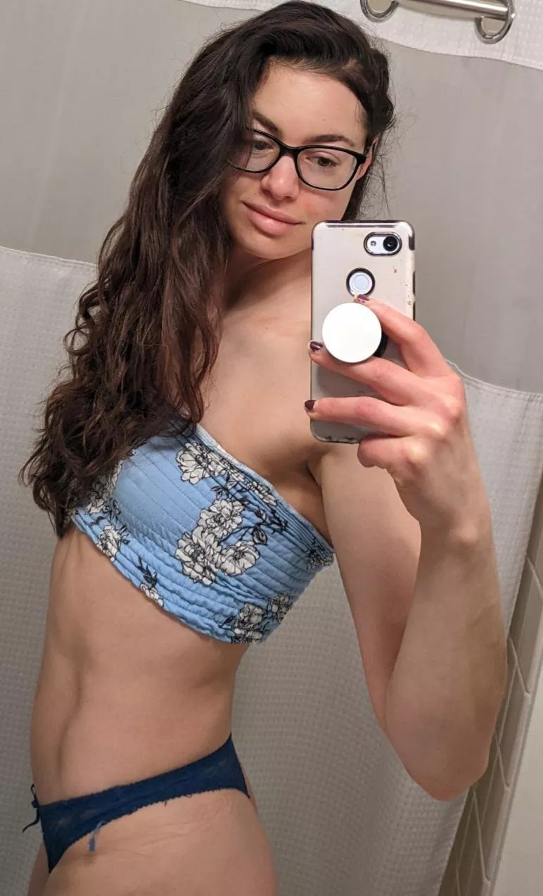 Not sure if I'm going to wear my contacts today!