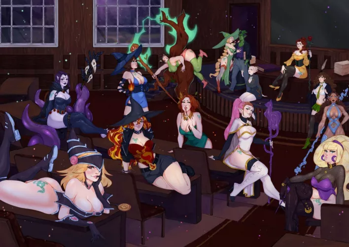 Rune is becoming popular at magic towers (Artist KiraSs)