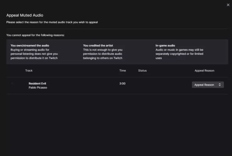 This VOD mute on my channel from Pablo Picasso is too comical not to share. How does my Resident Evil 2 VOD get struck for audio by a PAINTER who has been dead for 50 years?