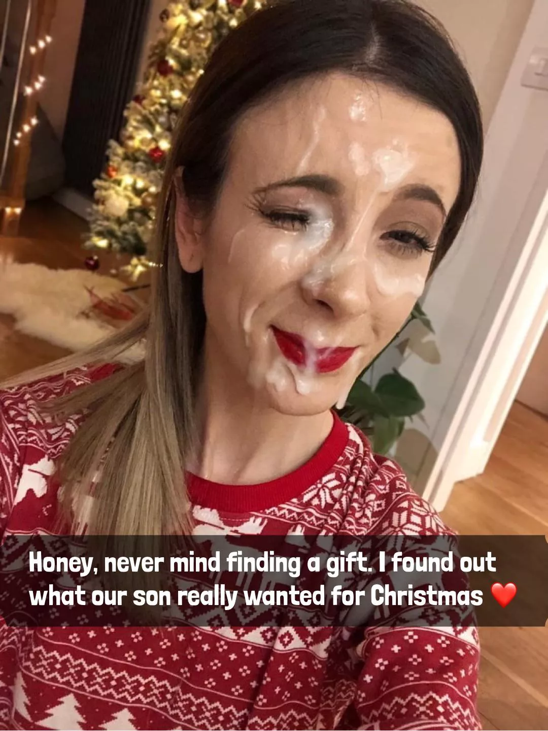 What her son wanted for Christmas