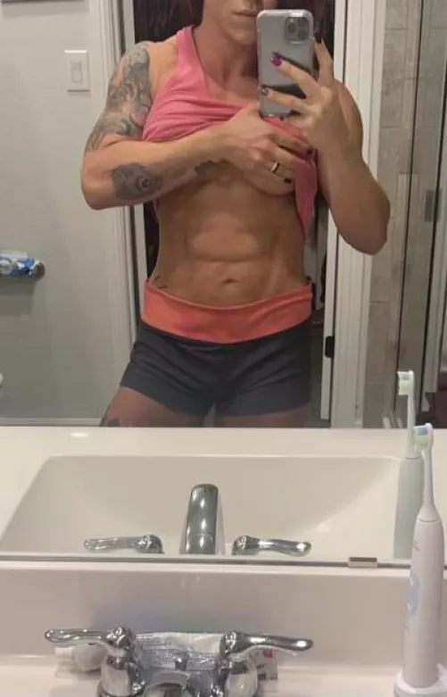 Who got their work out in today.