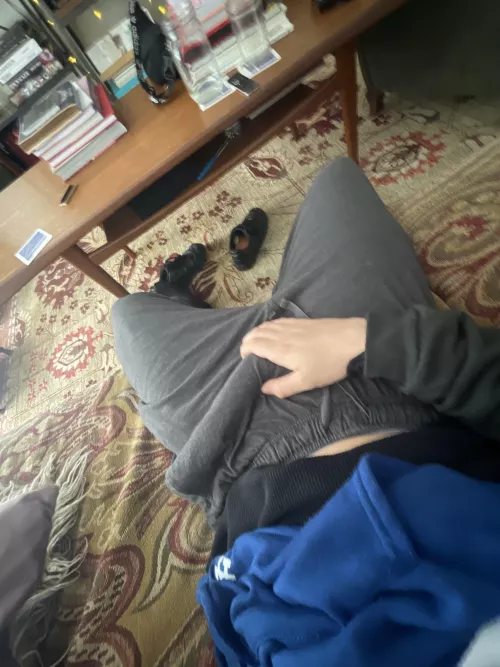 woke up throbbing so fucking hard