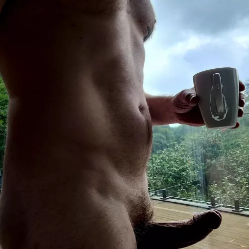 2 things to start the day. Coffee and...