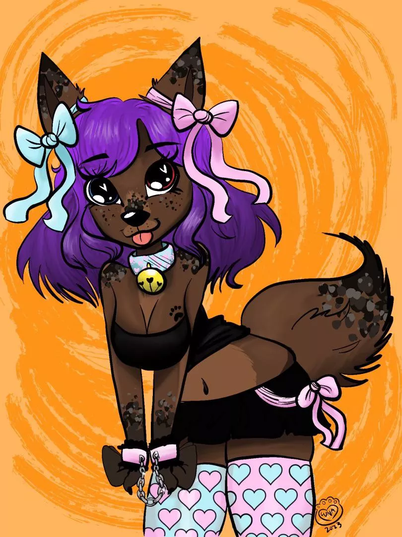 Bound by handcuffs and ready to play c;