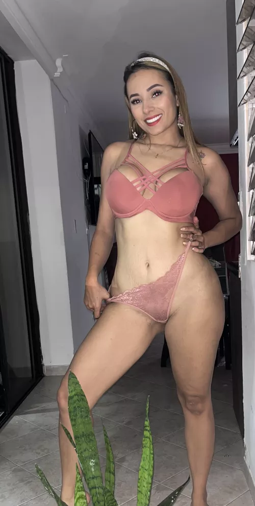 Do you want me to pull them down babe? or do you want to just pull them to the side.