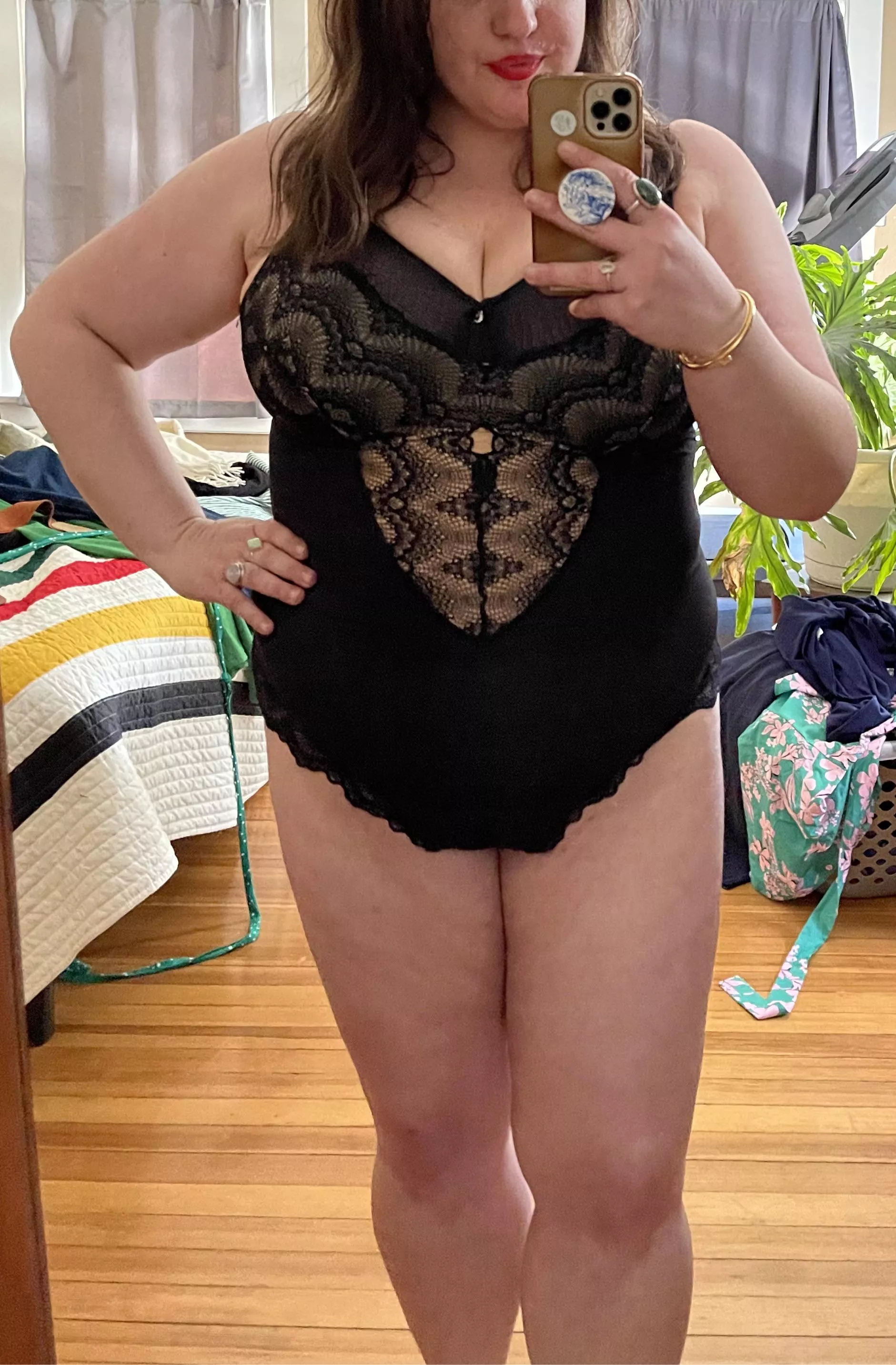 Enjoy my new bodysuit and wanted to share the view.