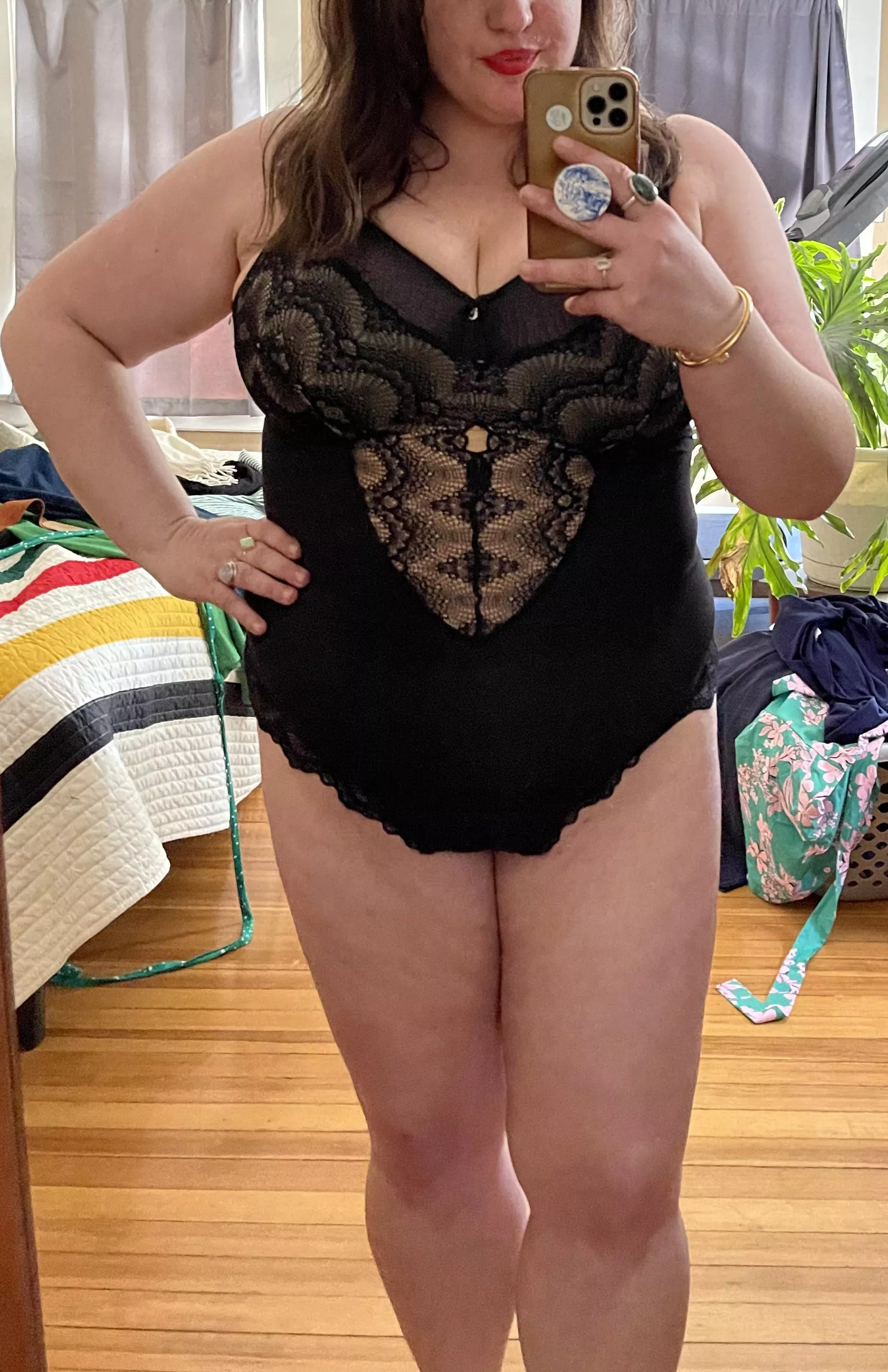 Enjoying my new bodysuit. What about you?