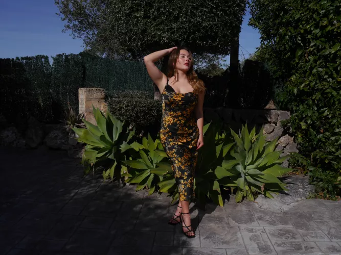 Floral dress type of night!