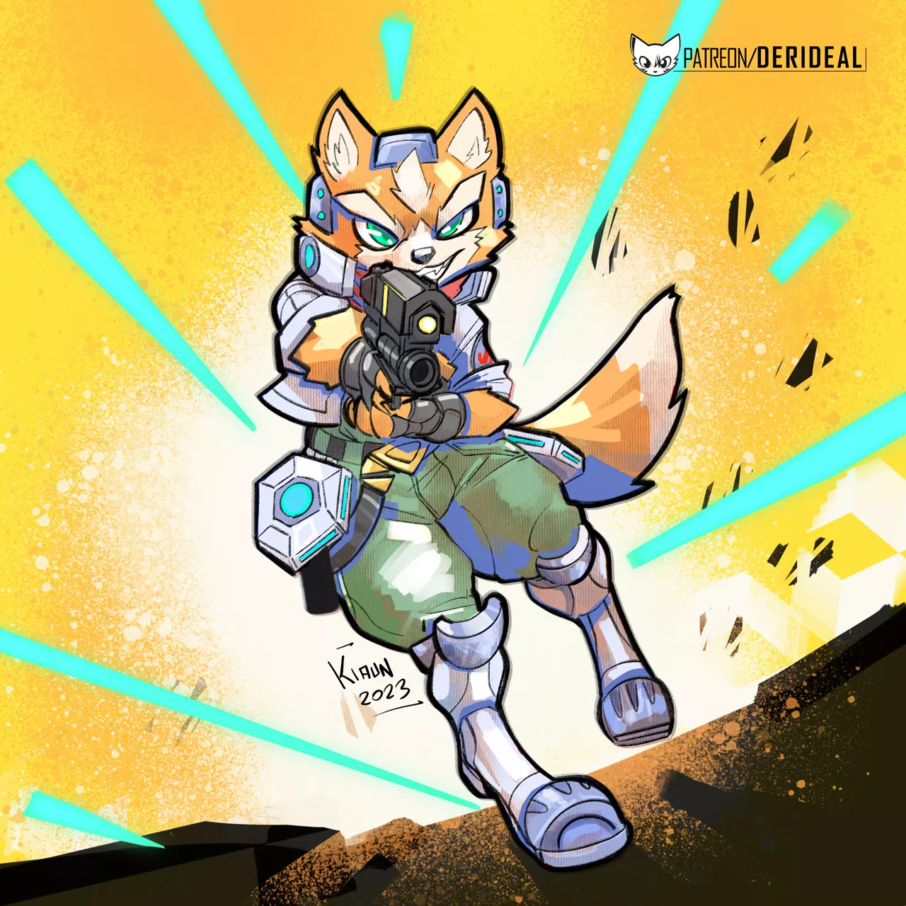 Fox mcCloud (art by me)