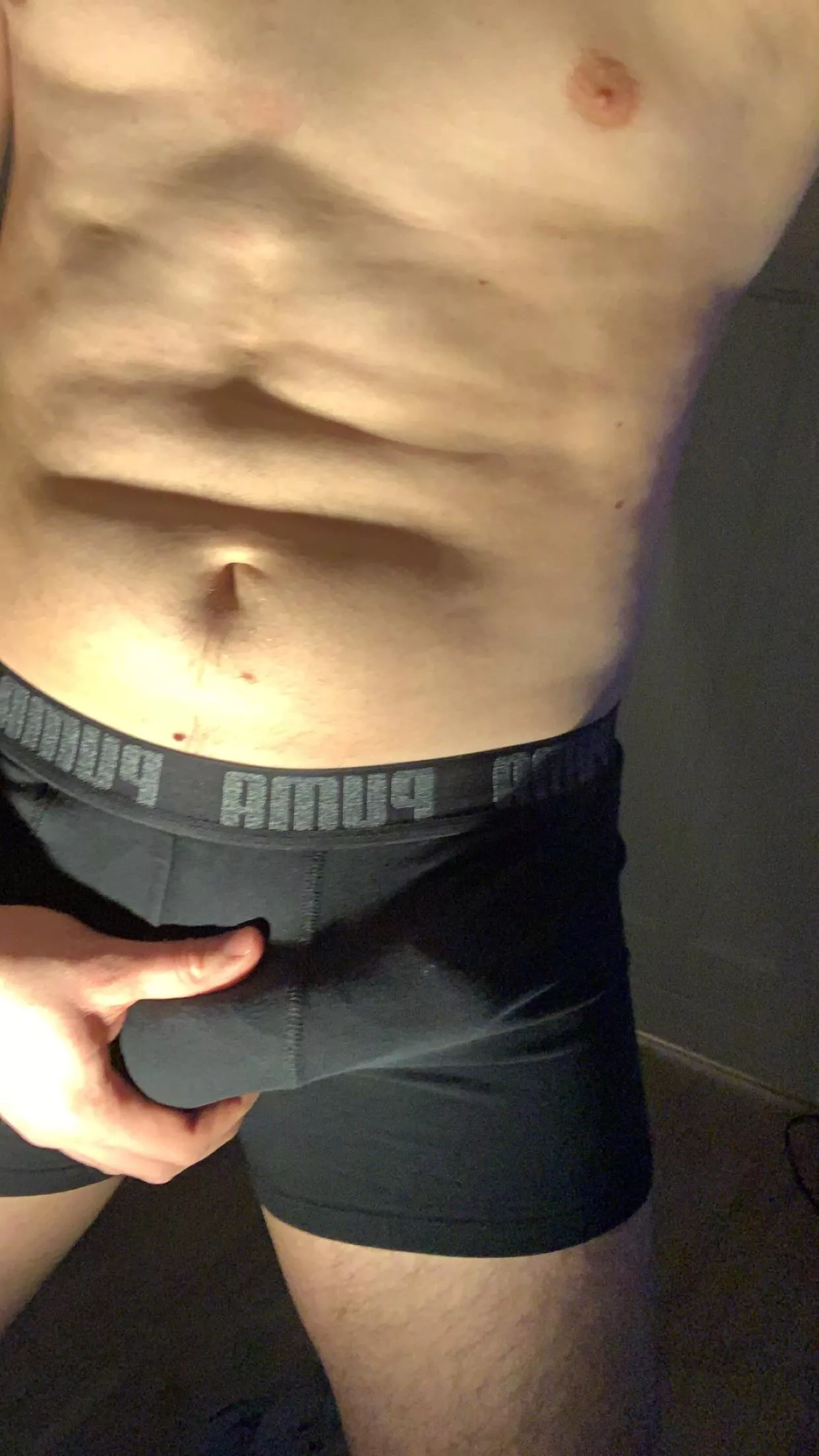 Get it out and get on your knees