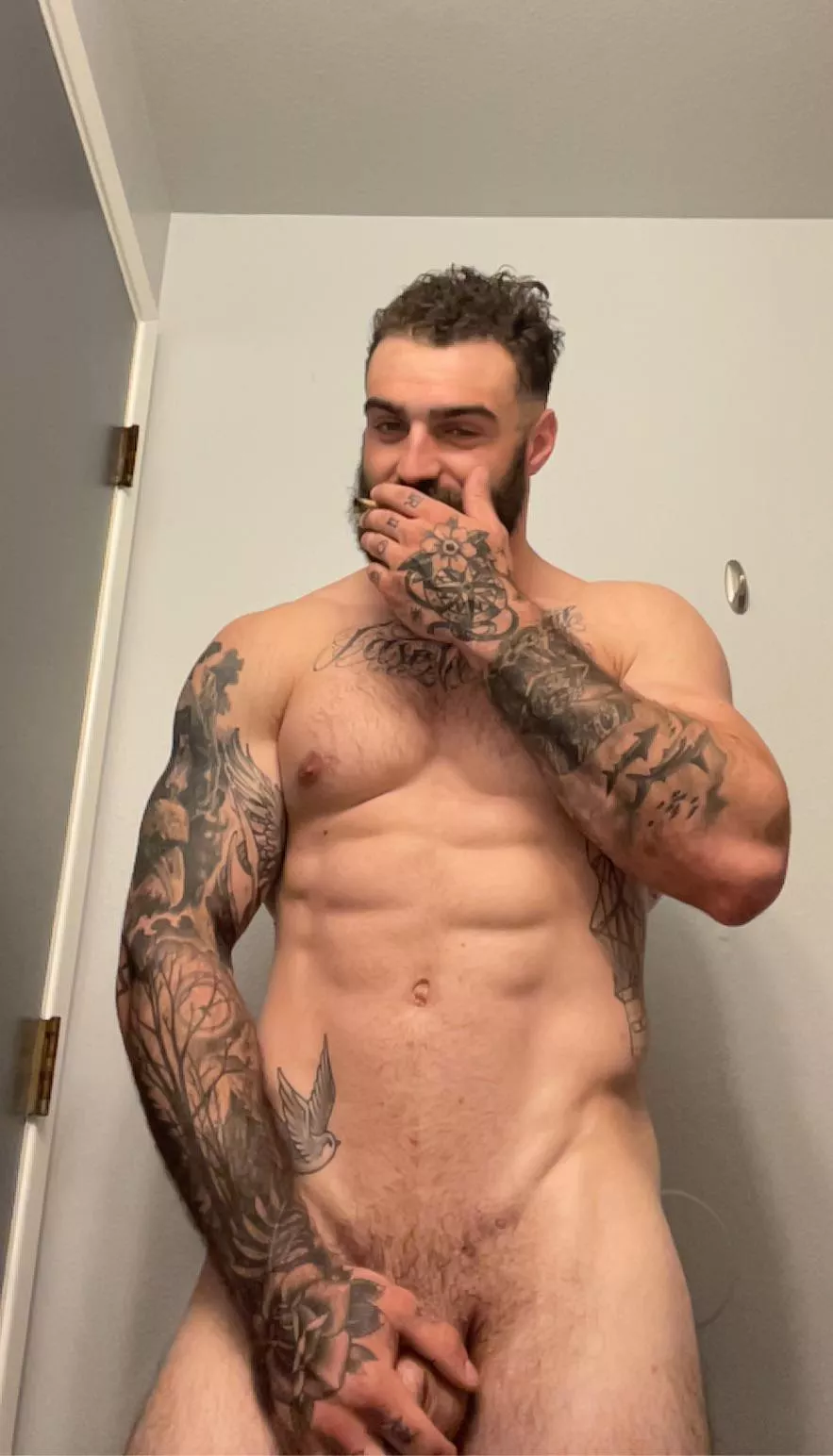 Good morning, you joinin me for shower cardio?