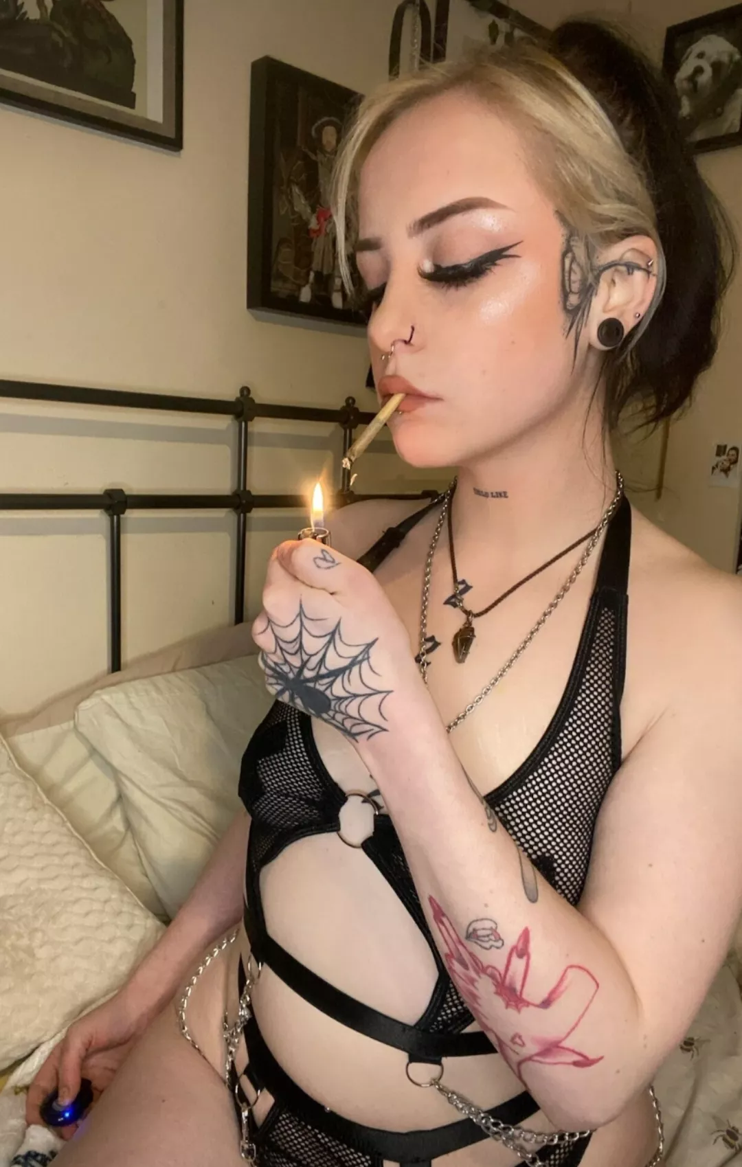 Just your naughty goth girl 😈💋 Angelp1ssbaby