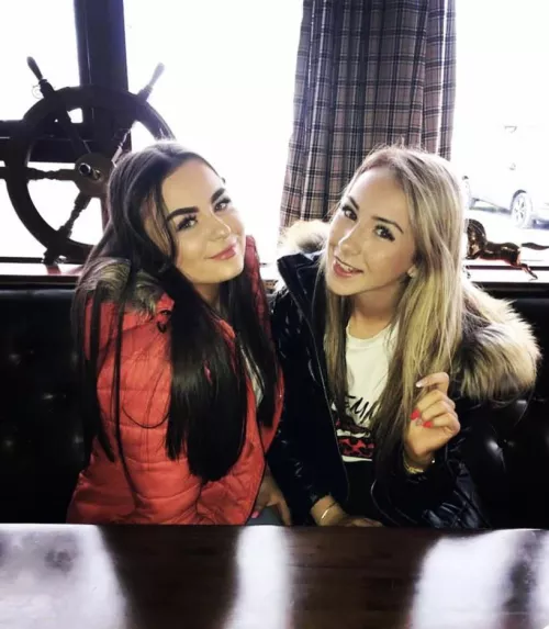 Left or right who gets the facial?