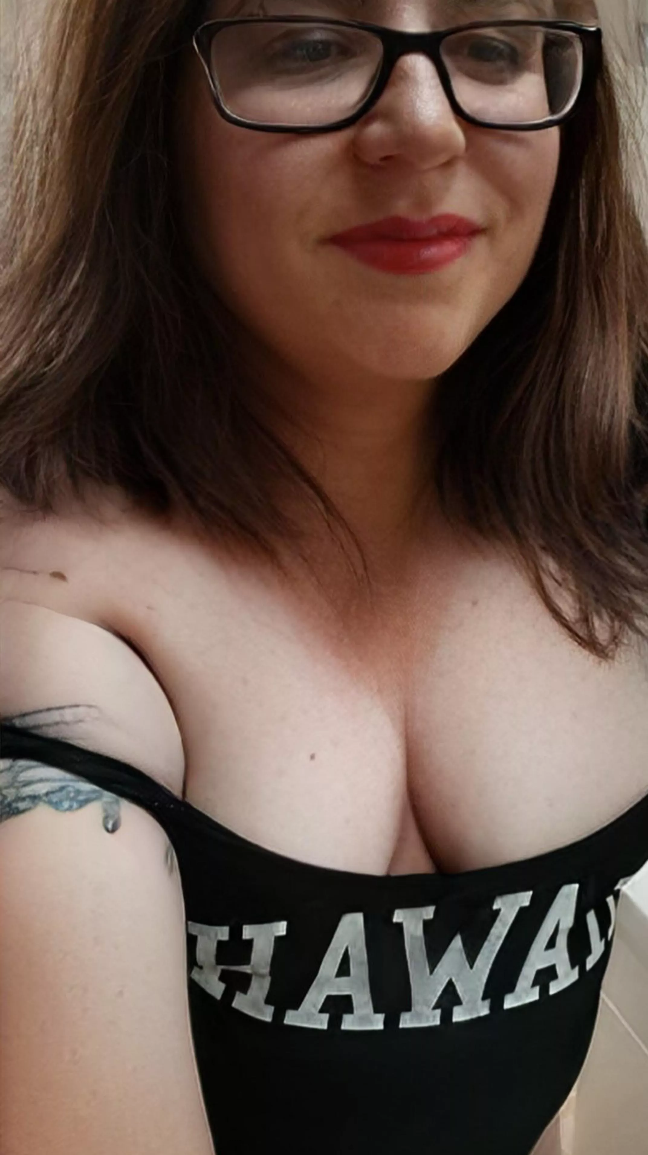 One piece swimsuit cleavage