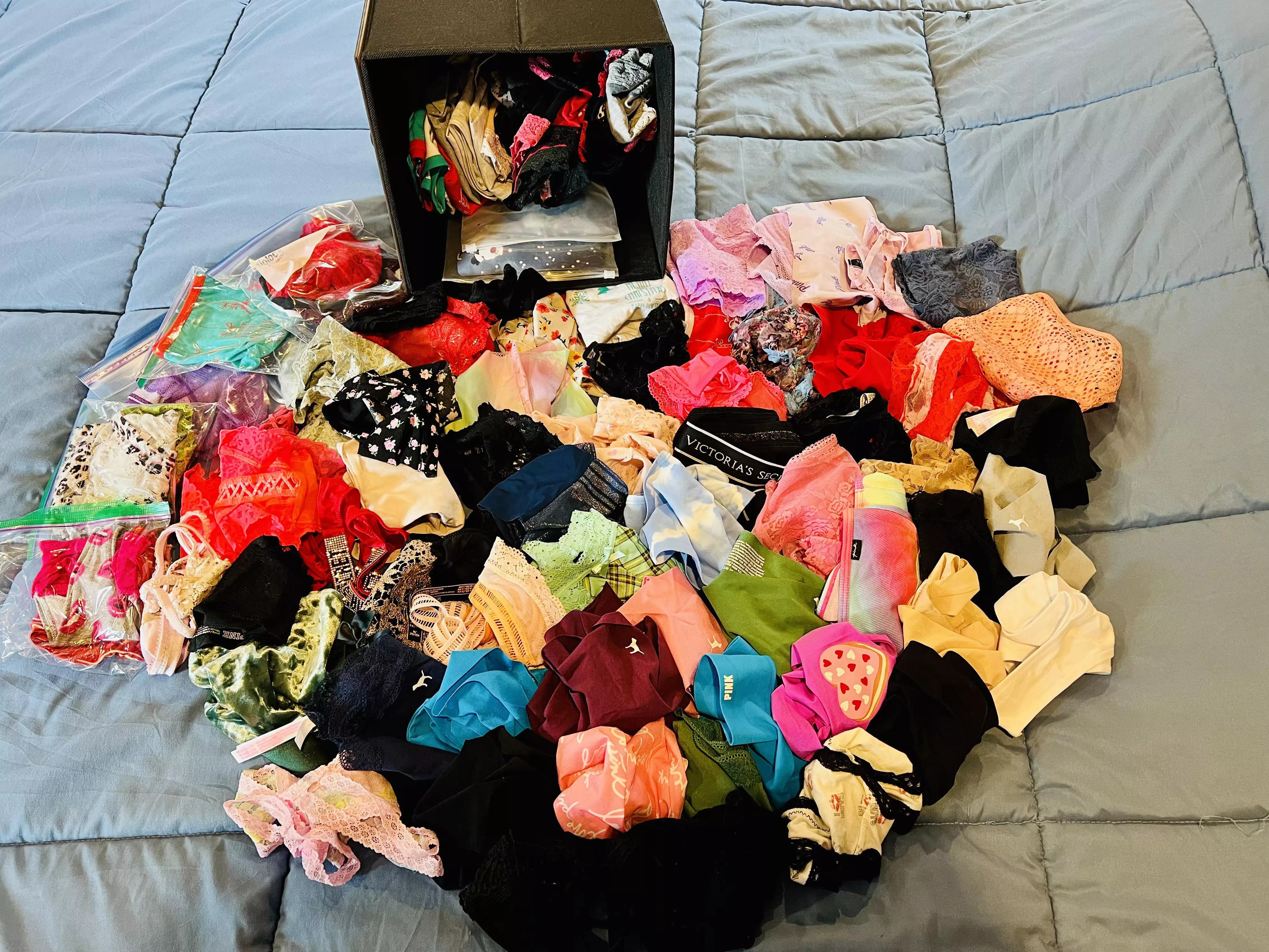 Panty drawer update, choose from ready to ship, or make your own pair from my old or brand new panties, mostly VS [selling][f][usa]