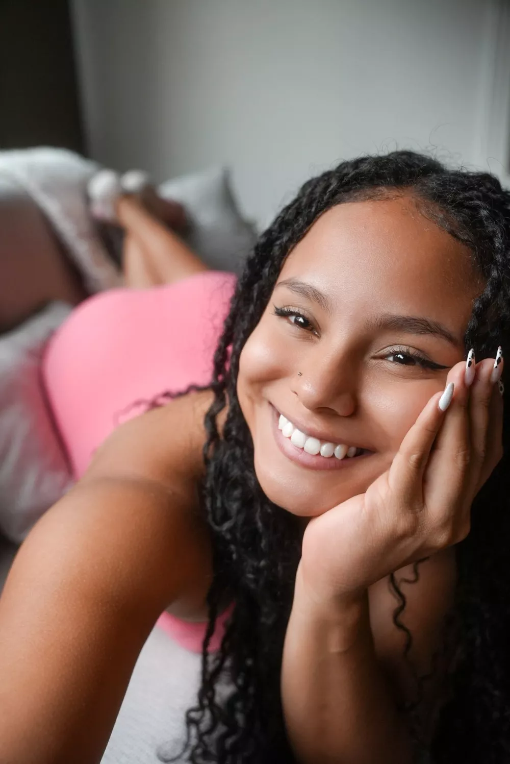 Relaxing at home and hoping your day is filled with joy and peace