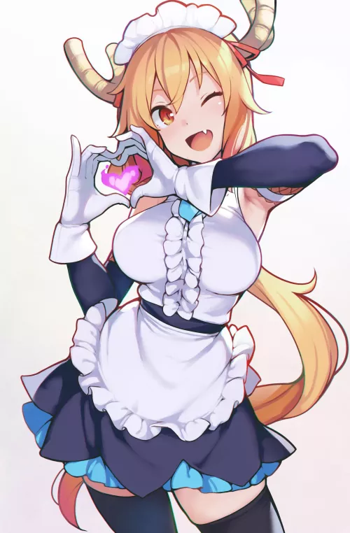 Tohru sending some love your way (ataruman)[Miss Kobayashi's Dragon Maid]