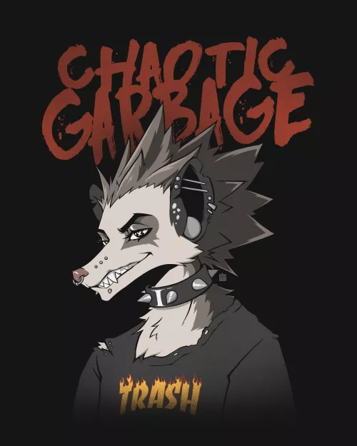 Trash Boi OC (art by me)