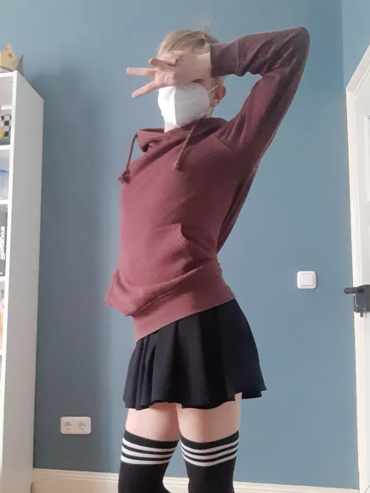 Tried something that isn't just black. How do I look?