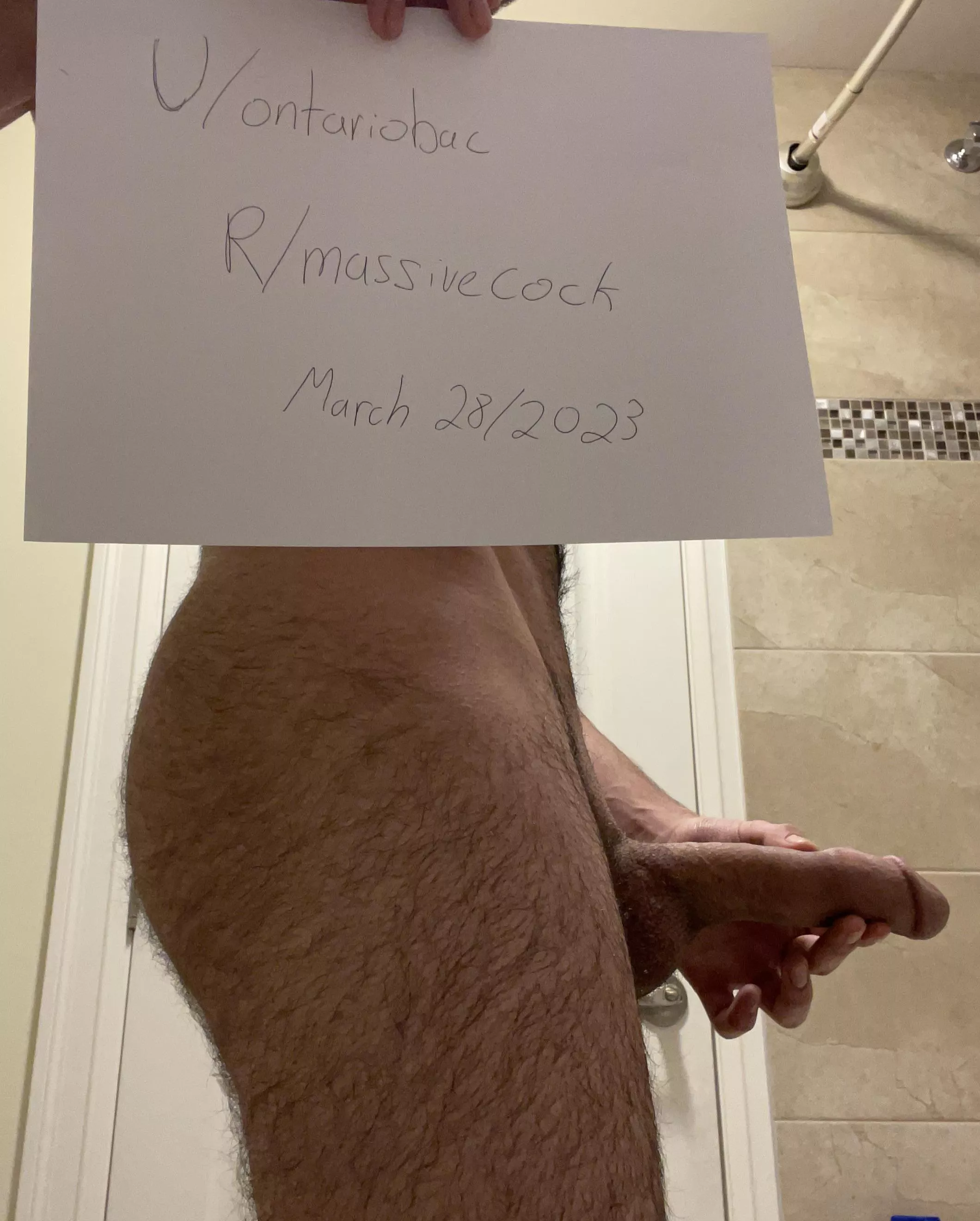 [Verification] because my dick looks photoshopped lol