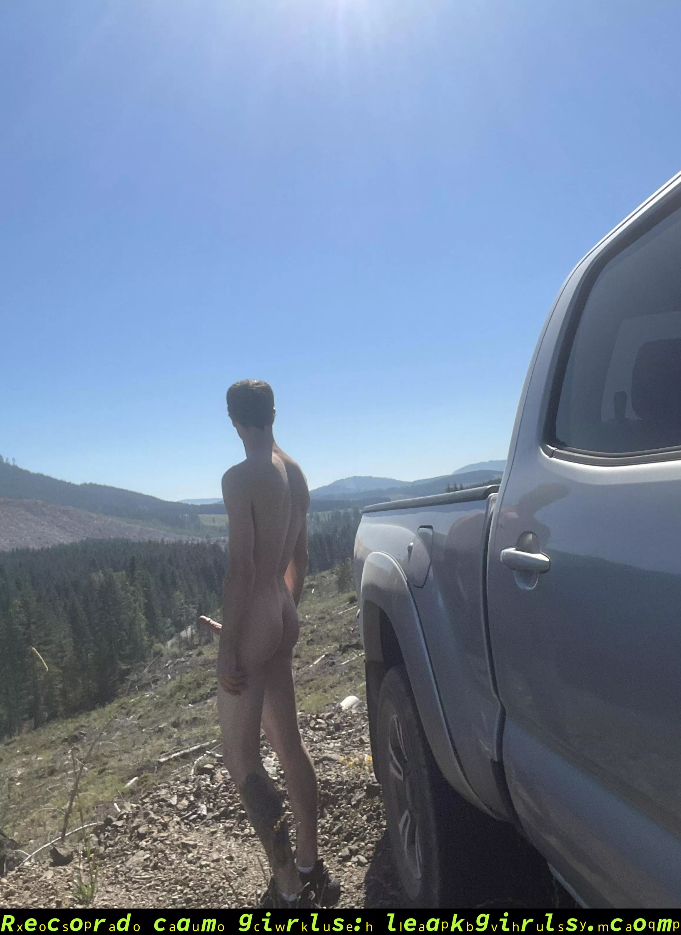 Waiting for someone to drive by!