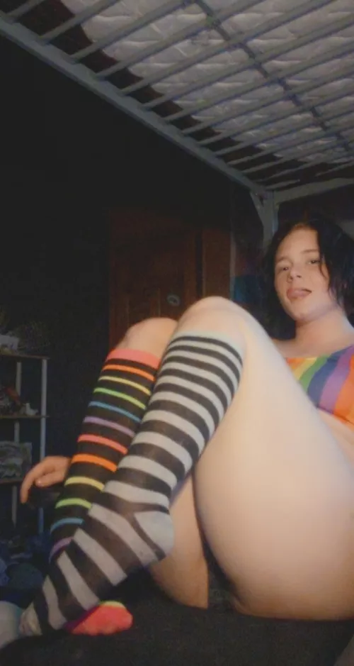 You like the socks? :3