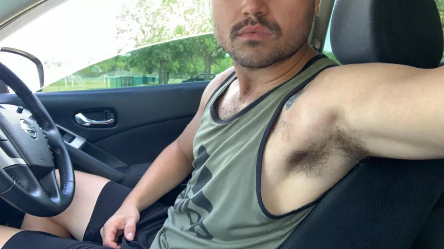 28. A little sweaty after my run.