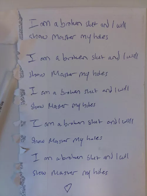 A Dom on here told me to do this and post it... obviously I did it LOL