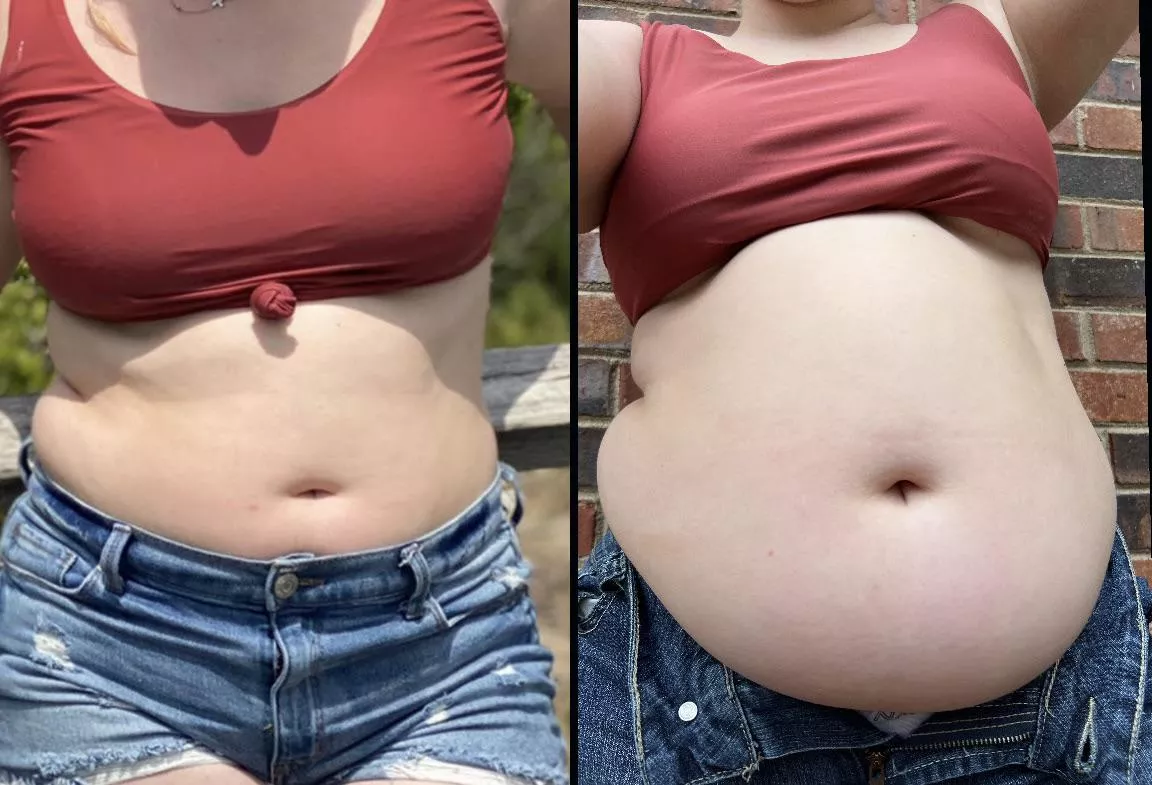 About a year and a half ago and 50 pounds 😅