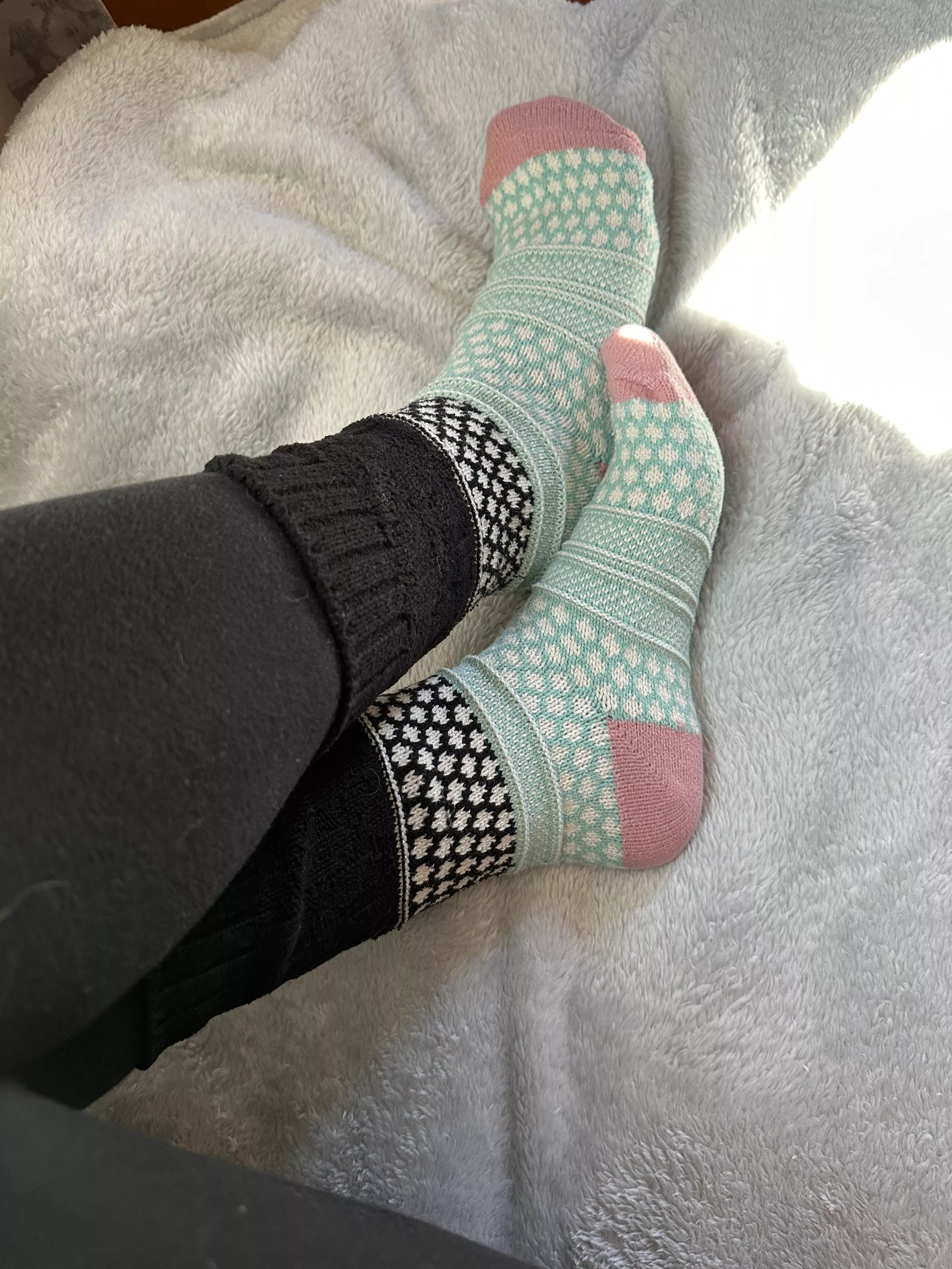 Almost time to put the cozy socks and leggings combo away for the season