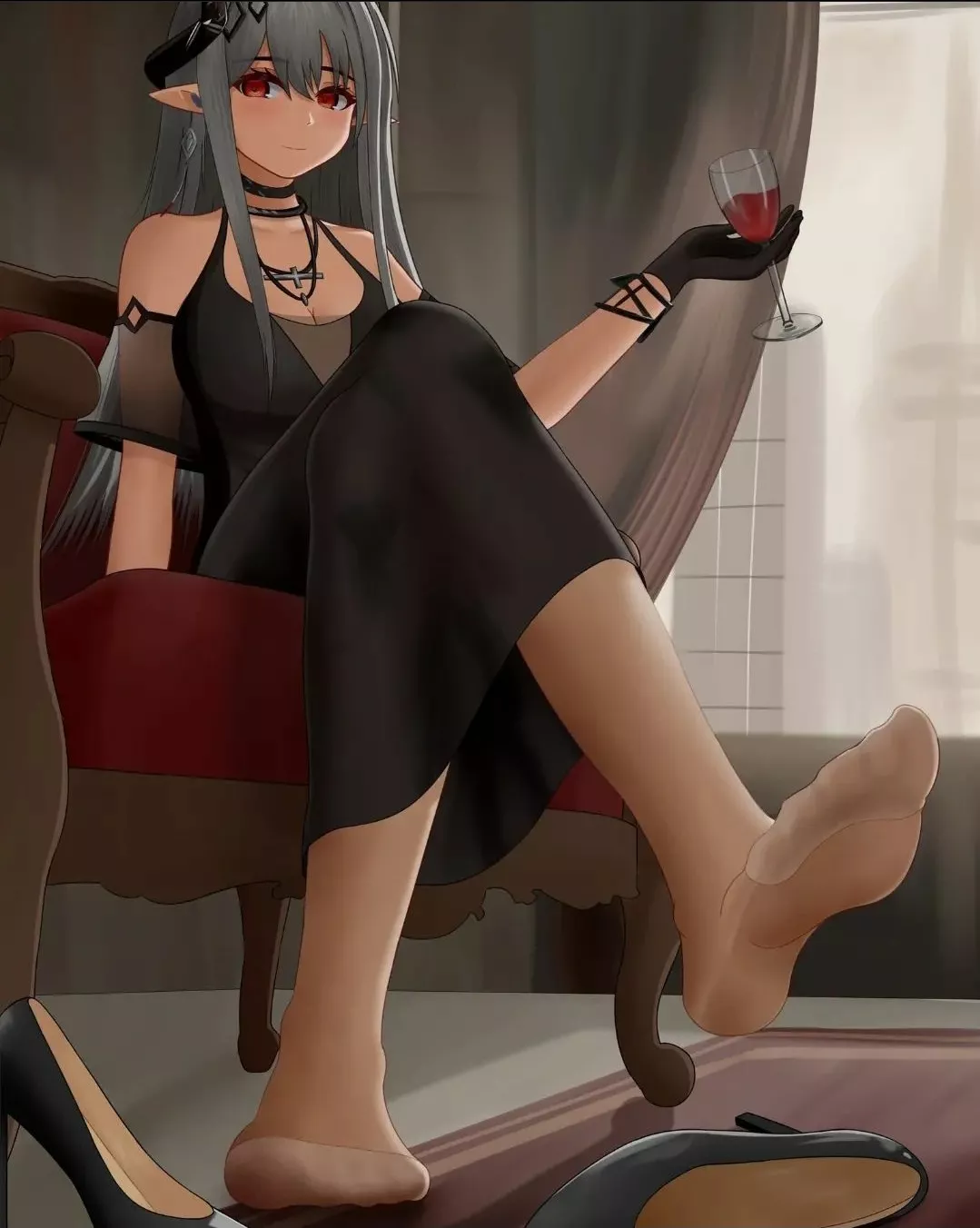 Enjoying some wine 🍷(BM) [Arknights]