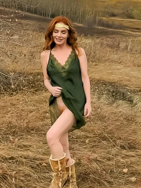 Enjoying the warm spring breeze