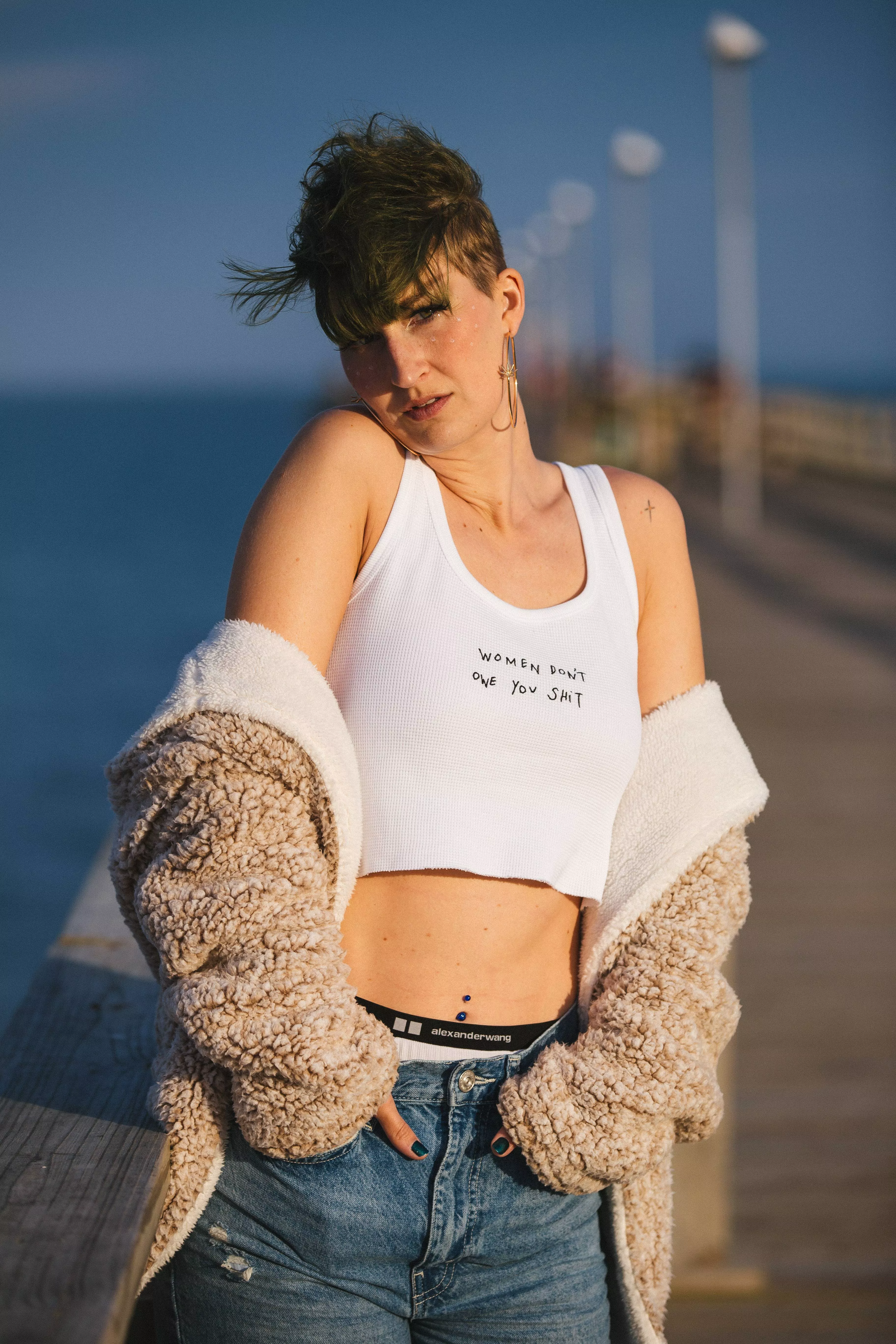 Golden hour on the pier