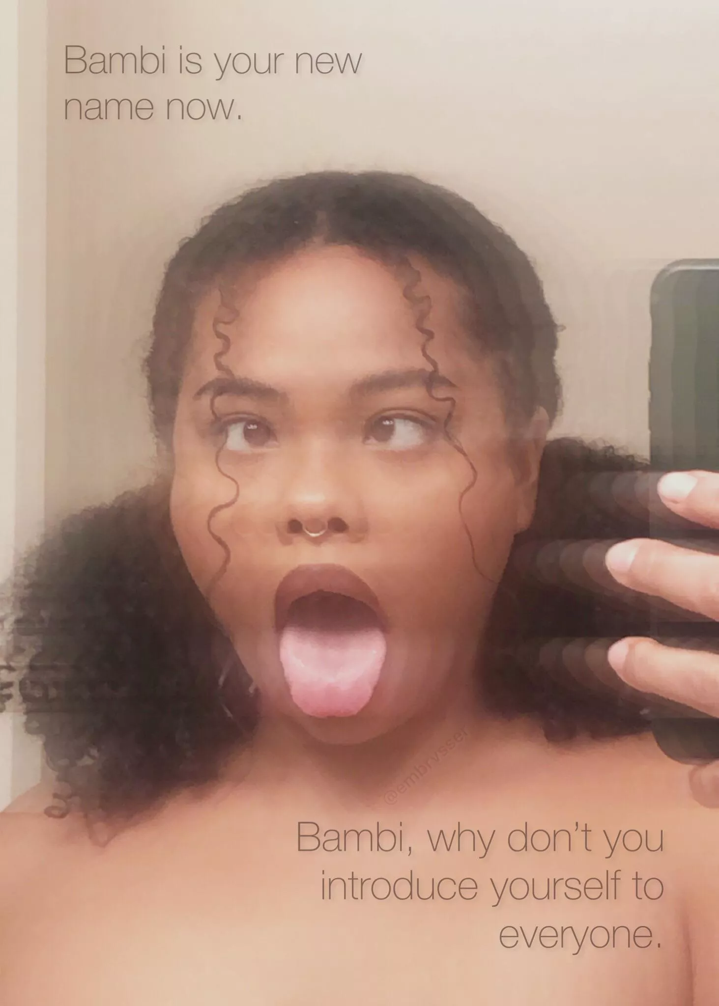 hi everyone, my name’s bambi 🤍 how many i help you today? 🤤