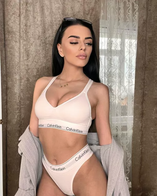 Horny girl in sexy pose