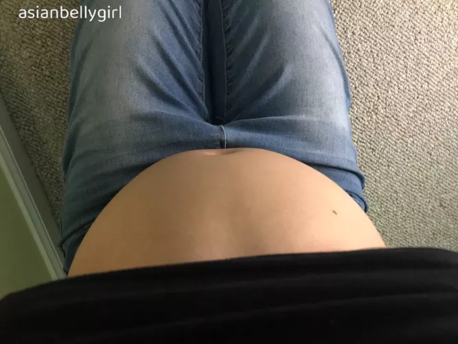 I can’t even bend over. My belly is so swollen