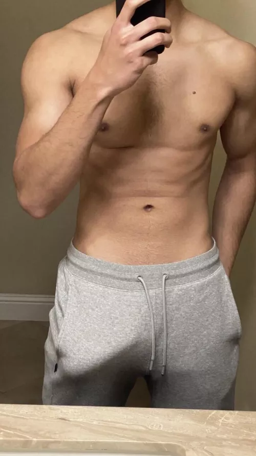 I mean, there’s a reason why gray sweats have the reputation they do.