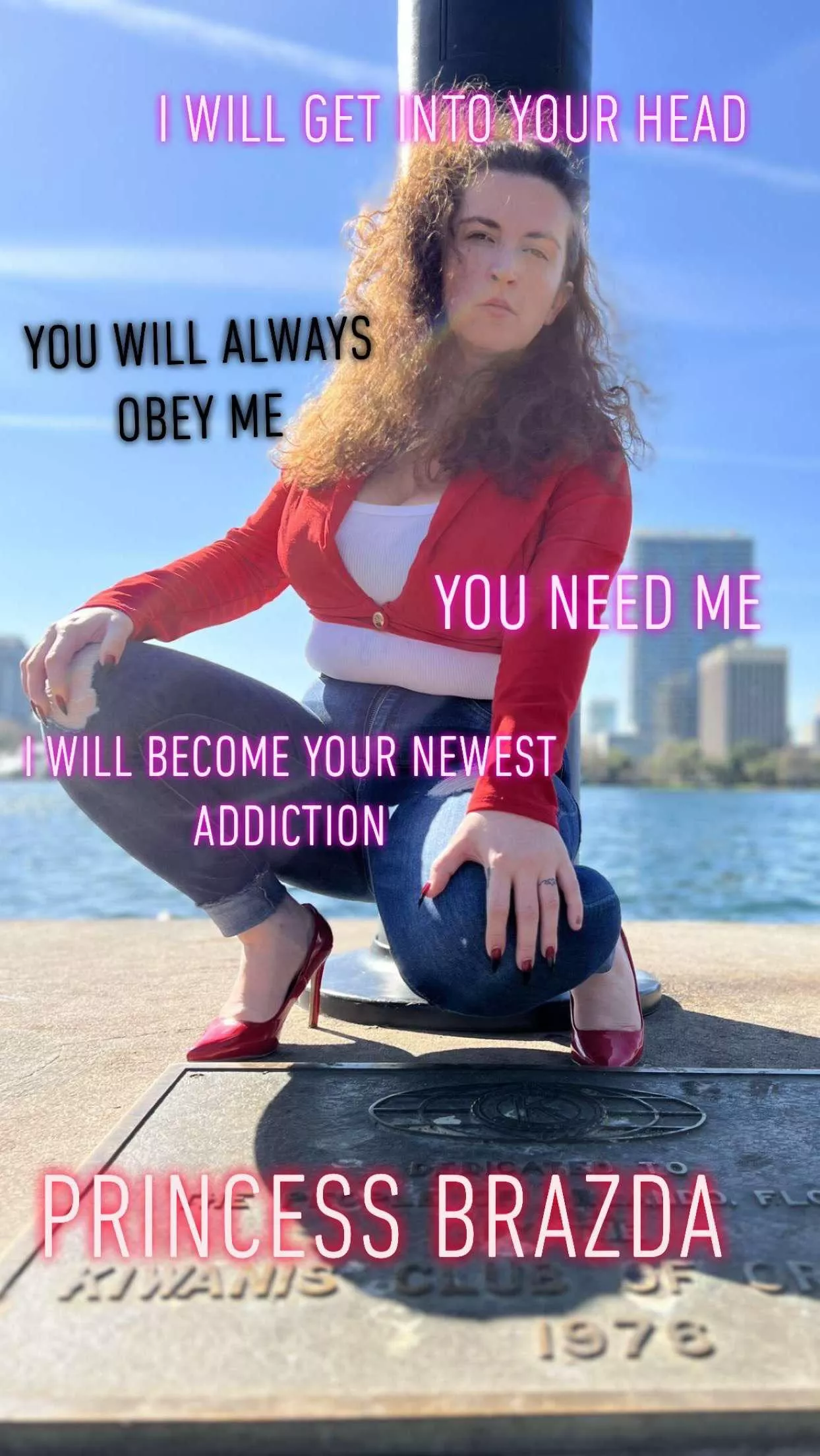 I will mind fuck brainwash manipulate and control you, you will belong to me