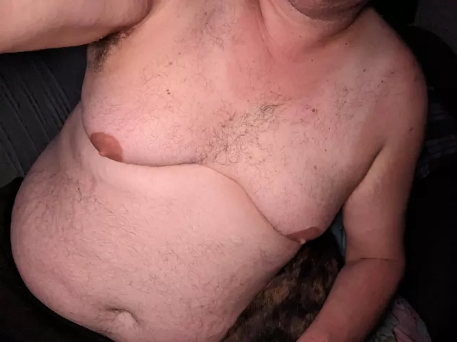 Just a man and his cat