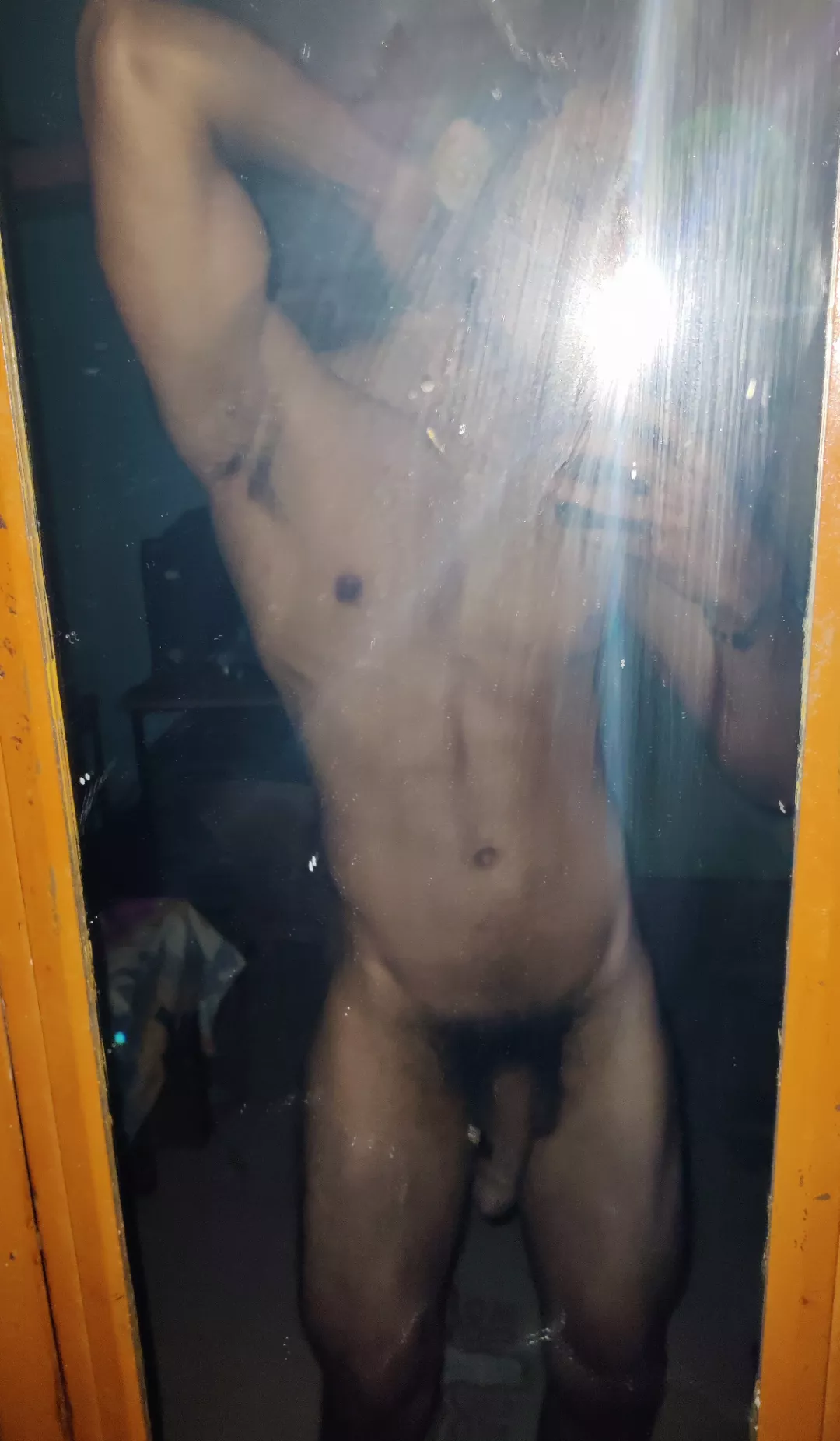 (M) 21. 69kg. trying to put on weight and muscles. let me know your thoughts. will post clearer photos soon.