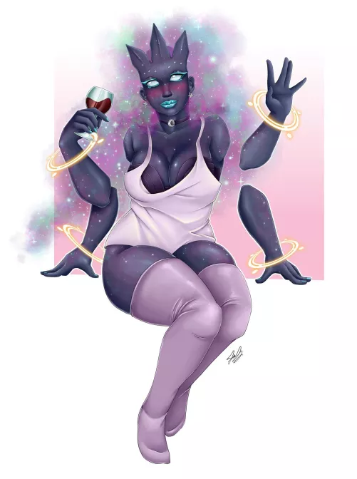 (oc) Dark Matter girl from outer space, Carina