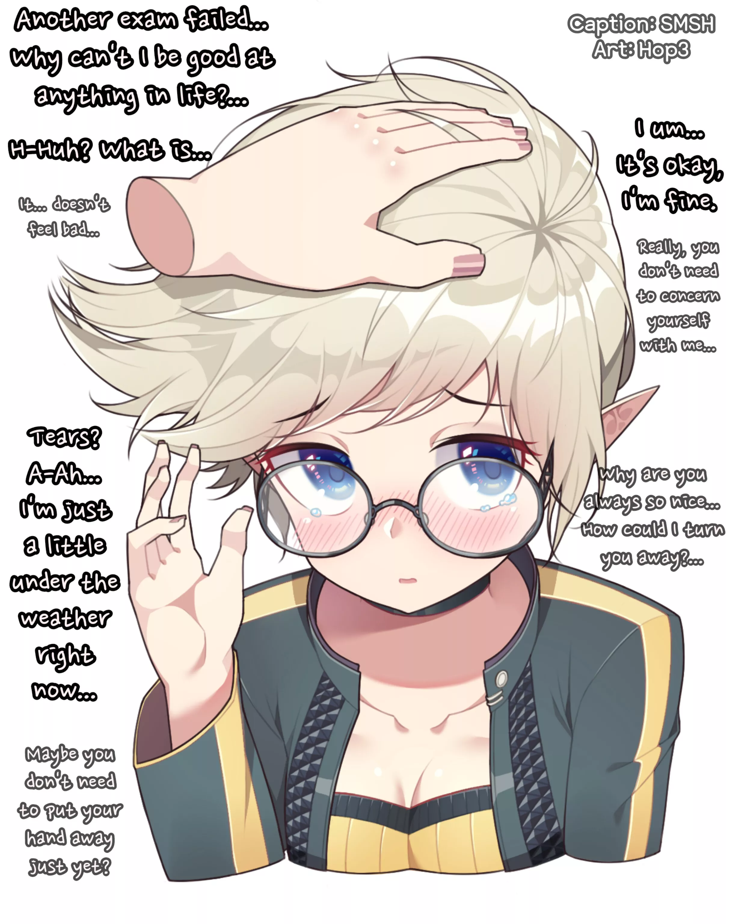 Pat Pat [FSub] [Wholesome] [Reverse Comfort] [Failed Exam] [Headpat] [87/365]