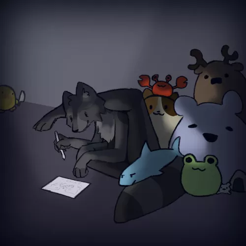 POV: you walk in on me in my drawing stance