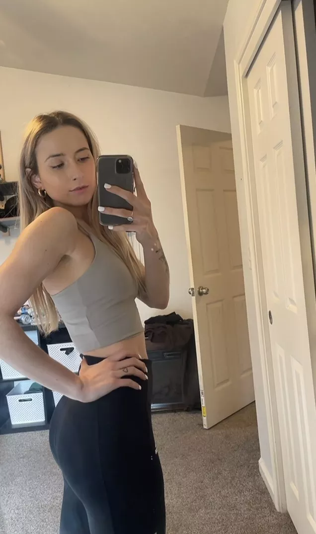 Should I take these yoga pants off, on Snap 😌