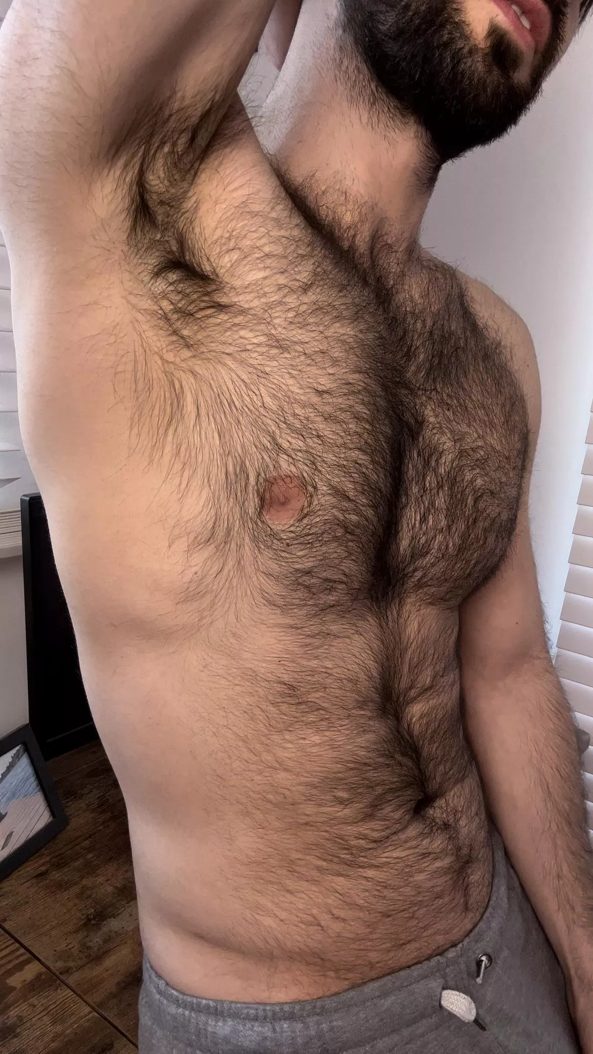 Smother my Mediterranean pit with that beautiful face of yours.